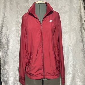 Nike Red wind breaker jacket